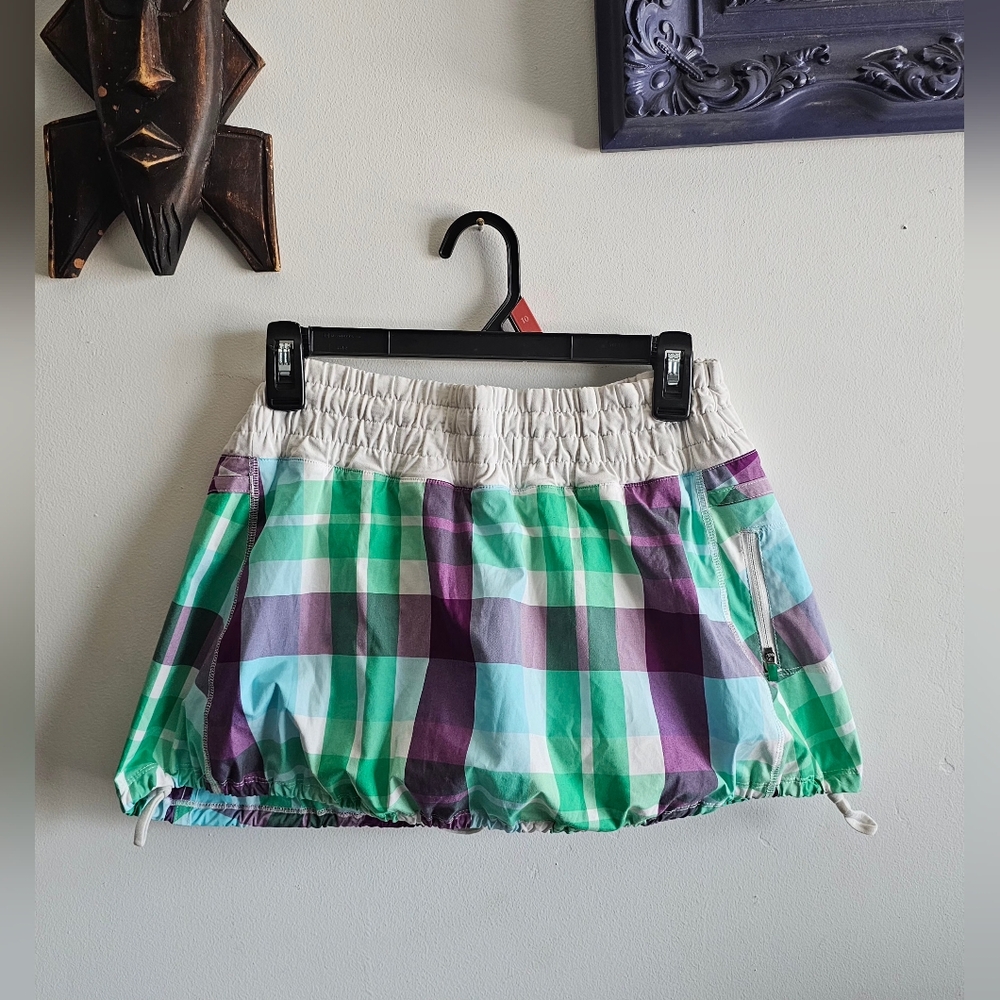 Lululemon Athletica Multicolor Plaid Skirt